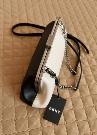 Сумка клатч кожаная dkny1 фото