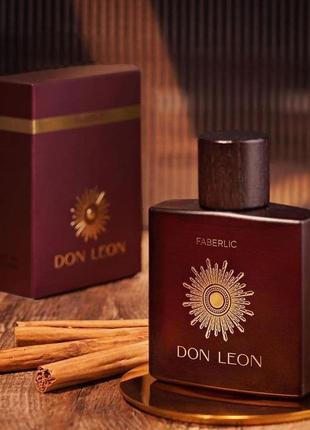 Туалетная вода для мужчин don leon, 100 мл (амброво-древесный)