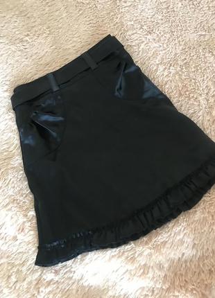 Школьная юбка чёрная