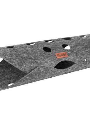 Тунель для кота собаки 70х25 см сірий