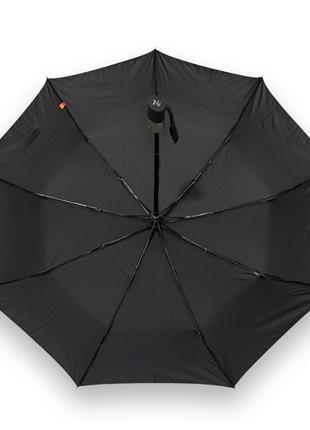 Чорна парасоля повний автомат на 9 карбонових спиць від фірми "frei regen"5 фото