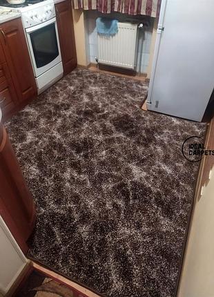 Доріжка на відріз меланж коричневий 0378 brown 1.2м, 1.5м, 2м, 3м, 4м