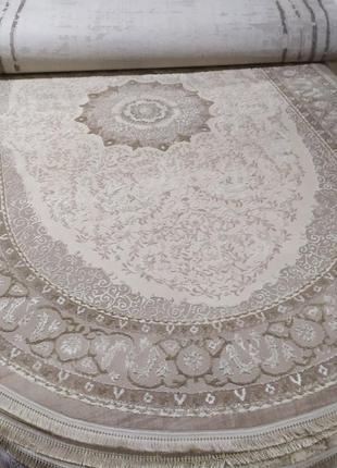 Килим 3х4м orkide 0153 бежевий короткий ворс