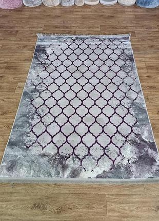 Килим moda 1.2*1.8м 0274 grey violet