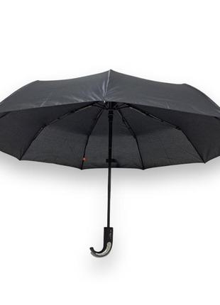 Чорна парасоля повний автомат на 9 карбонових спиць від фірми "frei regen"2 фото