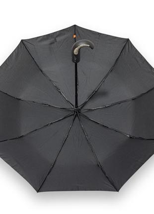Чорна парасоля повний автомат на 9 карбонових спиць від фірми "frei regen"6 фото