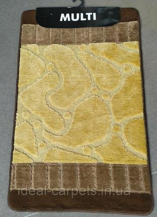 Килимок для ванної 60*100см на гумовій основі konfetti carpet