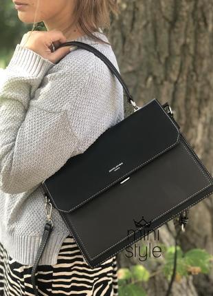 Сумка на длинной ручке cross-body сумочка трендовая и стильная кроссбоди david jones7 фото