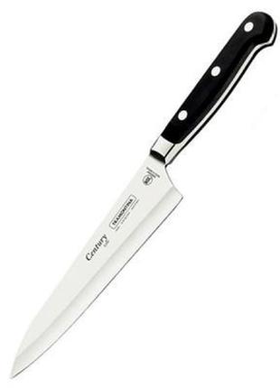 Кухонный нож tramontina century универсальный 177 мм black (24025/107) - топ продаж!