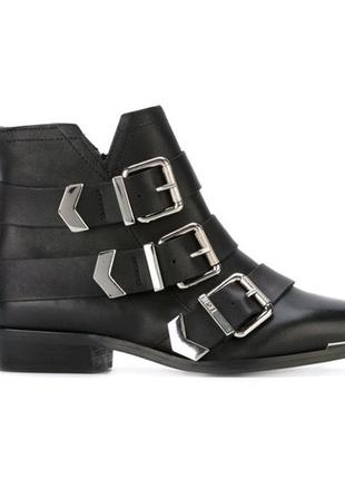 Ботинки diesel buckle ankle boots