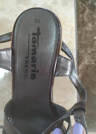 Кожаные босоножки tamaris trend6 фото