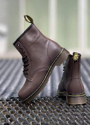 Ботинки dr. martens 1460 brown6 фото