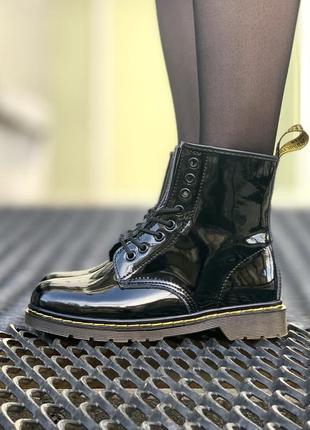 Ботинки dr. martens 1460 patent black6 фото