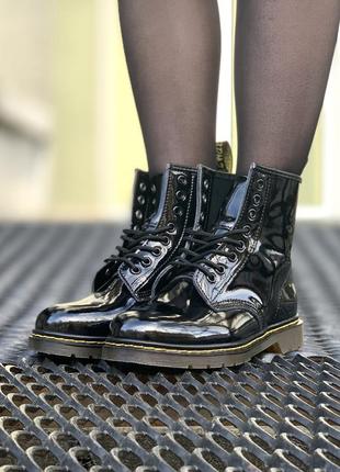 Черевики dr. martens 1460 patent black2 фото