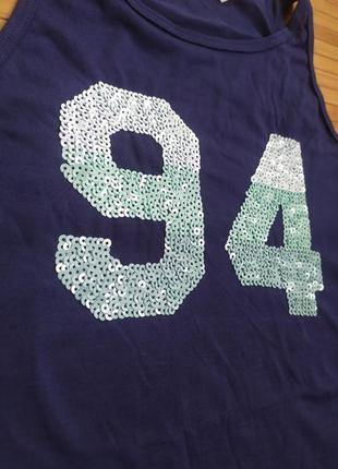 Майка топ паетки для девочки h&m 4