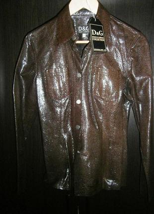 Сорочка dolce short & gabbana napoleon impereur leather sneke l оригінал