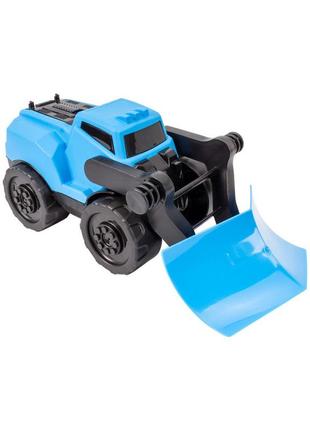 Іграшкова машинка "грейдер" технок 8560txk (синій)1 фото