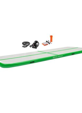 Мат гімнастичний надувний 4fizjo air track mat 500 x 100 x 15 см 4fj0366 poland