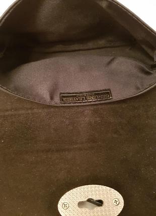 Italy! genuine leather! красивая аккуратная сумочка crossbody натуральная кожа пони9 фото