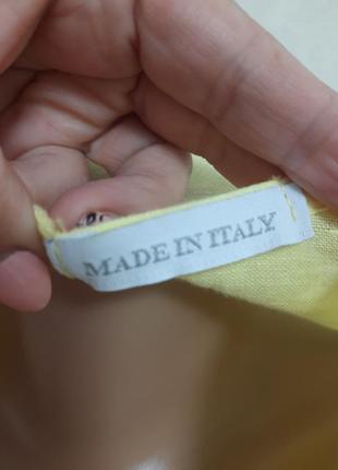 Невероятно красивое бохо льняная блуза рубах туника 100% лен италия8 фото