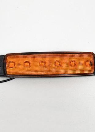 Фонарик декоративный желтый 95х20 (led 6 диодов)