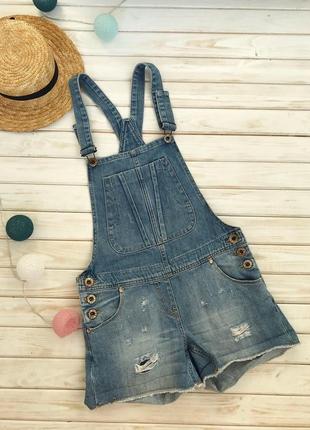 Крутой джинсовый комбинезон river island