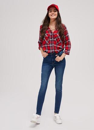 Моделирующие джинсы скинние bershka 36/4 цена 🔥🔥349 грн1 фото