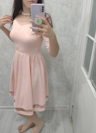 Платье платье платье цвет пудра размер с