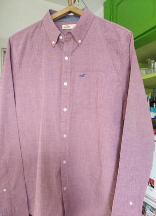 Рубашка мужская ,новая,100% коттон,"hollister".