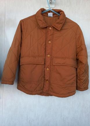 Стеганая деми курточка oversize