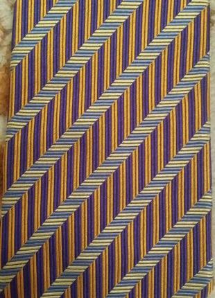 Краватка принт , 100% шовк.1 фото