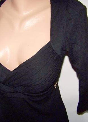 Платье нарядное черное с крутым декольте с плотной чашкой 3-кой explosion4 фото