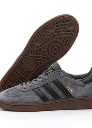 Замшевые кроссовки adidas spezial grey