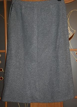 Теплая шерстяная юбка. ручная работа.