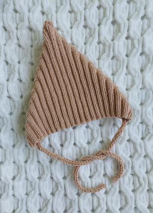 Шапка эльф гном чепчик ручная работа