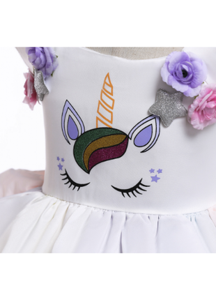 Святкове плаття для дівчинки "єдиноріг "7 фото