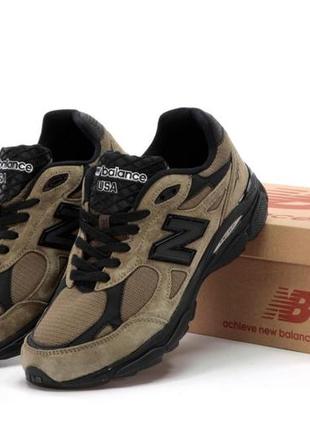 Кроссовки new balance 990 khaki