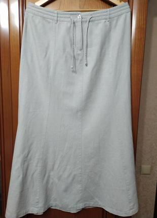 Спідниця - максі -льон