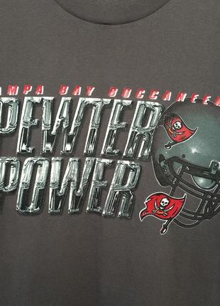 Вінтажна футболка tampa bay buccaneers мерч nfl американський футбол вінтаж 90 2000х y2k tultex l4 фото