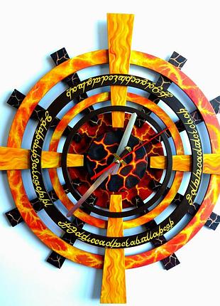 Унікальний великий настінний годинник - картина