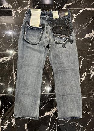 Джинсы багги akademiks (широкие штаны, рэп, хип хоп)