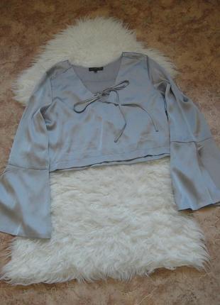 Шикарная блуза- топ с воланами на рукавах love&other things1 фото
