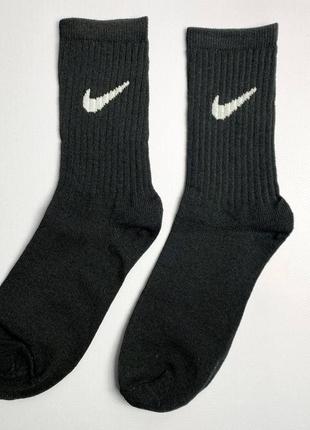 Шкарпетки високі nike 41-45 чорні