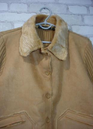 Куртка-кофта   комбинирована искусственным замшем "more conception" 12 -14 р3 фото