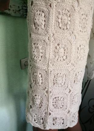 Актуальное котоновое  платье кроше  lili&lola3 фото