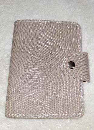 Шкіряний картхолдер для візиток, карток, паперів