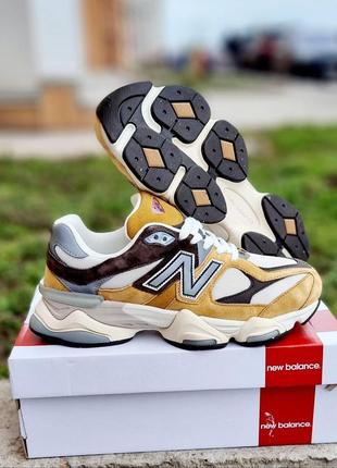 Мужские кроссовки new balance 9060 beige brown 40-41-42-43-44-45