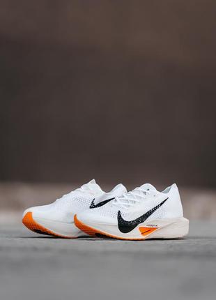 Мужские кроссовки nike air zoomx vaporfly white orange 40-41-42-43-44-454 фото