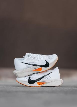 Мужские кроссовки nike air zoomx vaporfly white orange 40-41-42-43-44-456 фото