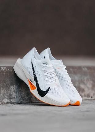 Мужские кроссовки nike air zoomx vaporfly white orange 40-41-42-43-44-45